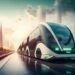 Futuristic Public Transportation. Electric Autonomus Public Transport ...